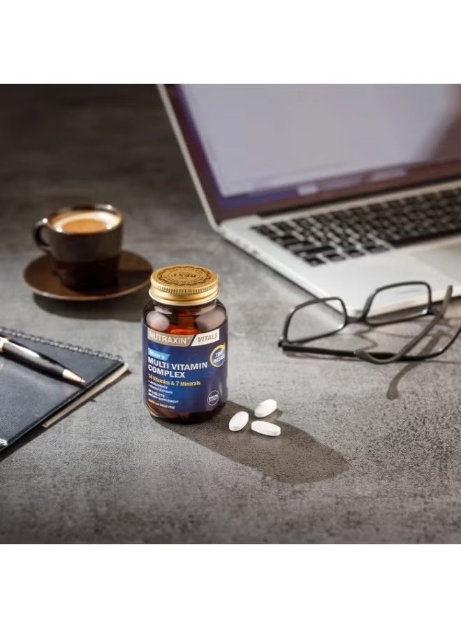 Nutraxin Men's Multivitamin Complex | Daily Support for Energy, Strength & Vitality – 60 Tablets - Image 3